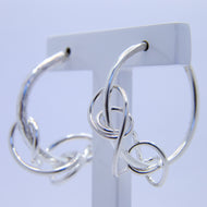 Infinity Squiggly Hoops