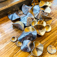 Gilded Petal Cuff - work in progress