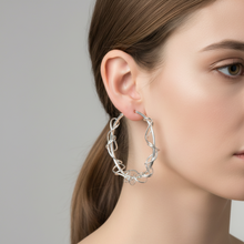 Infinity Squiggly Hoops - The Big Ones