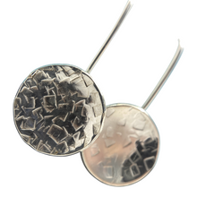 Square Texture Drop Earrings
