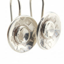 Square Texture Drop Earrings