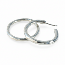 Hammered Hoop Earrings