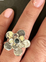 Statement Large Double Petal Daisy Ring