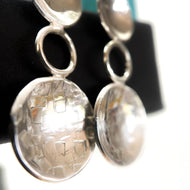 Glitter Dangly Earrings